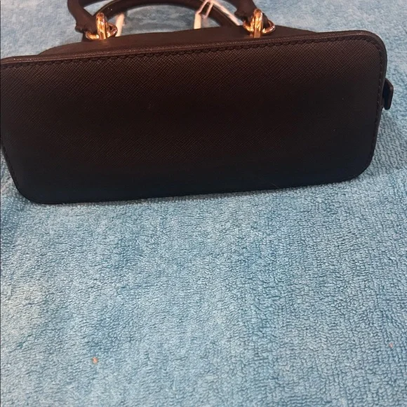 Michael Kors Black Mini Bag with Gold Details - Picture 6 of 10